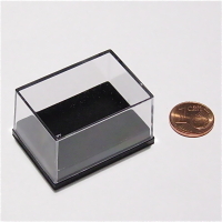 Sammlungsdose Mineralienbox  59x41x35 mm 10 Stück schwarzer Boden GROSCH Dose 