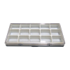 Box with 15 compartments, 180x92x20mm