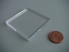 solid acrylic block 40x40x5mm/ socle en verre