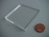 solid acrylic block 50x50x5mm/ socle en verre