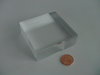 solid acrylic block 60x60x20mm/ socle en verre