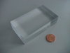 solid acrylic block 80x45x20mm/ socle en verre