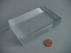 solid acrylic block 100x60x20mm/ socle en verre