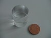 Acrylic glass round pillar ø25mm/25mm, Le verre acrylique pilier rond