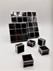 Gemstone box black 25x25x17mm 25pcs.; Boîte de pierres précieuses noir 25x25x17mm 25pcs