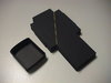 Easy folding paper boxes 95x85x30mm; cartonnage noir à plier facilement 95x85x30mm