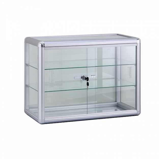wereld Aardewerk getuigenis Small display case made of tempered glass / aluminum; Petite vitrine en  verre trempé / aluminium